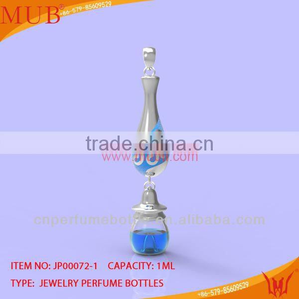 Glass Jewelry Vase Shape Necklace Glass Bottle