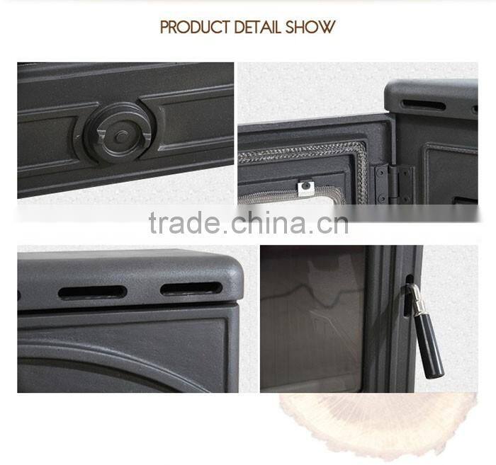 2016 New type fireplace cast iron wood burning stove for sale