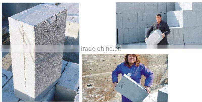 Cellular light weight concrete block machine for brick factory