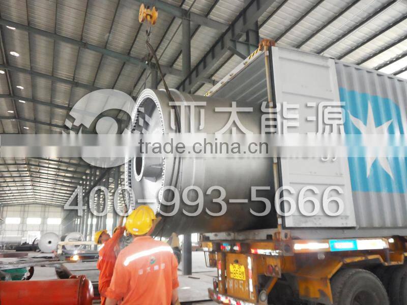 Cheap! waste tire oil recycling to diesel machine Waste tire/plastic pyrolysis plant