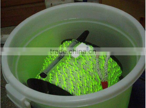 Fire fighting portable solar panel battery recharge emergency EL rope light