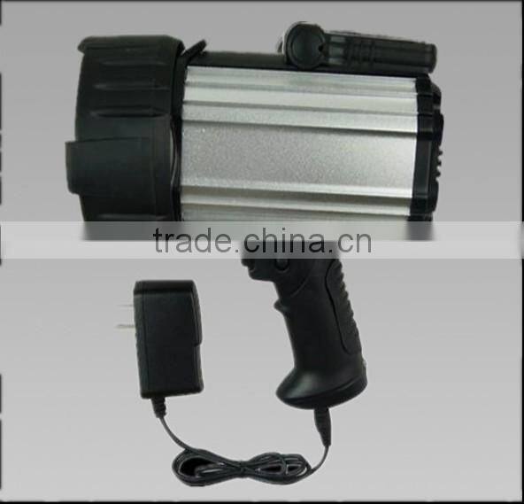Gz portable outdoor search light top sale fighing tool marine remote searchlight Cree 3W , rechargeable 3.7v 3Ah Lithium