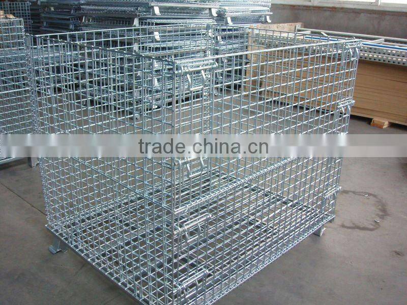 mesh metal pallet container