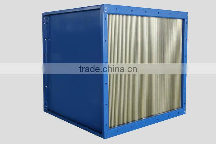 Wast heat recovery exchanger ventilation system