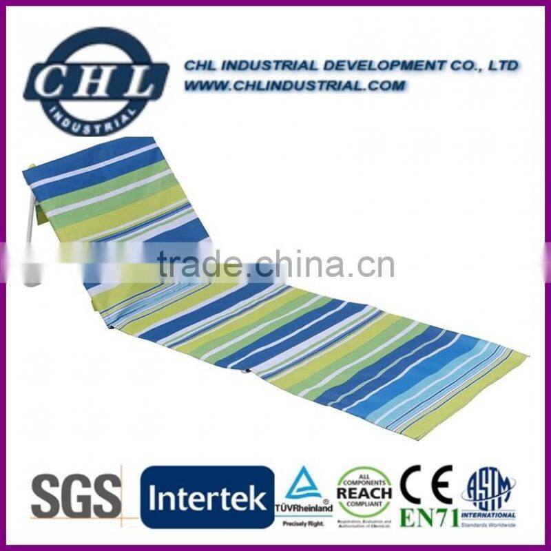 wholesales foldable sun bathing chair, promotional sun lounger with backrest