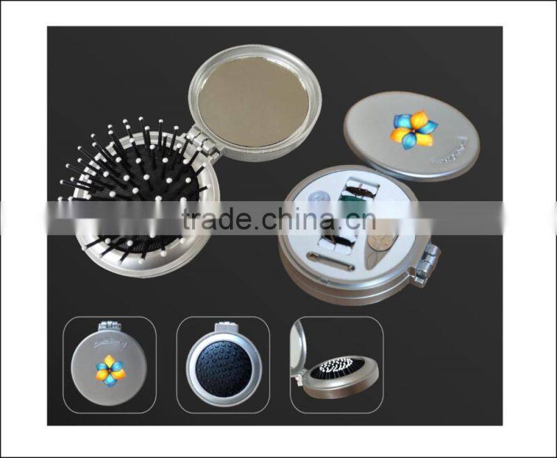 2016new needlework set with comb and mirror,sewing kit