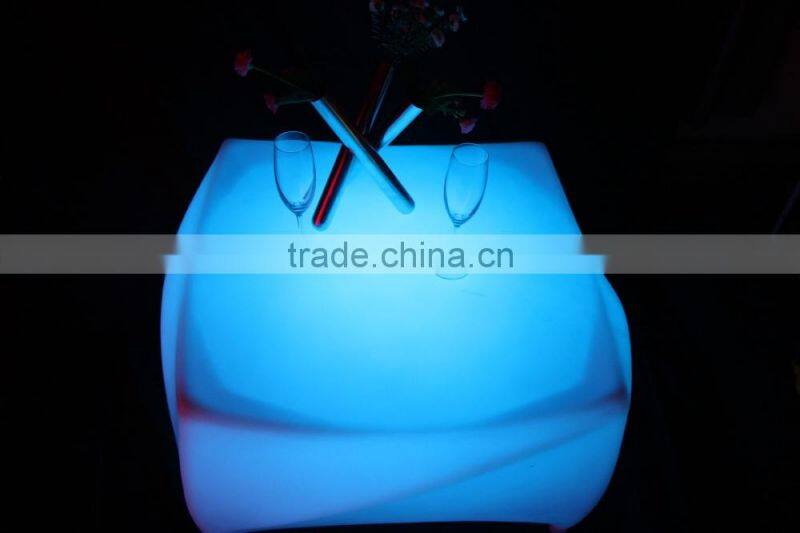 cheap hot sale color changing LED plastic bar table