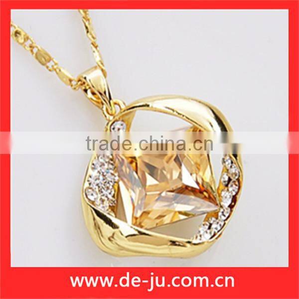 Magnetic Charm Crystal Pendant Necklace