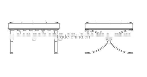 leather barcelona chair lounge chair