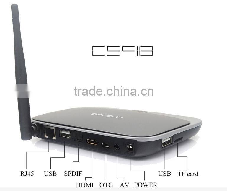 Wholesale Fully Loaded MK888 Q7 CS918 Android4.4 TV Box RK3188 2GB/8GB Quad Core Mini PC Smart TV Media Player