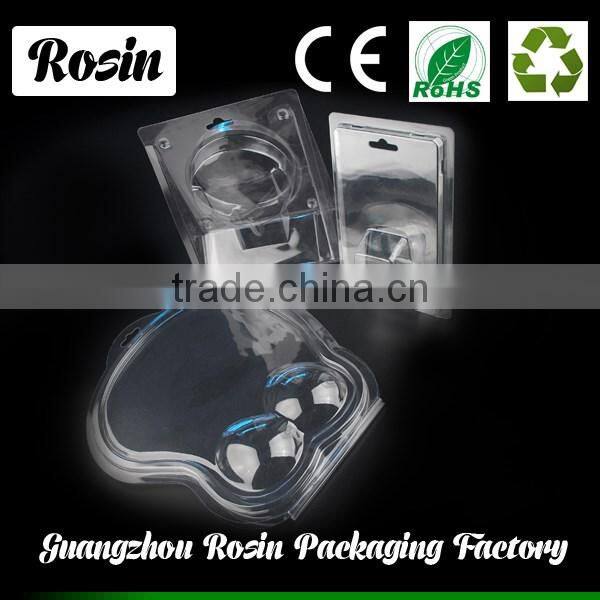 Retail fishing hook clamshell blister packaging