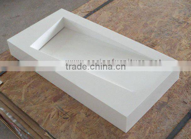 New design bathroom vanity solid surface bathroom art basin