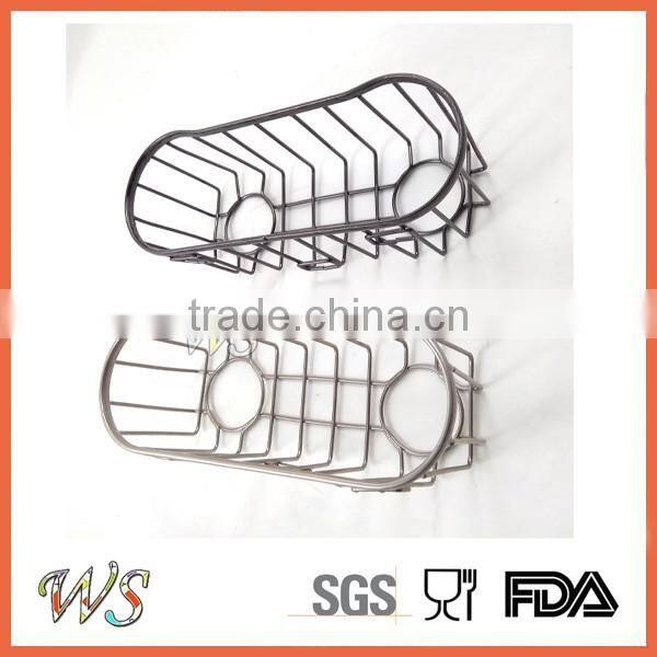 WS-SH01 Stainless Steel Kitchen Sponge Holder, magnetic soap holderr,shower rack