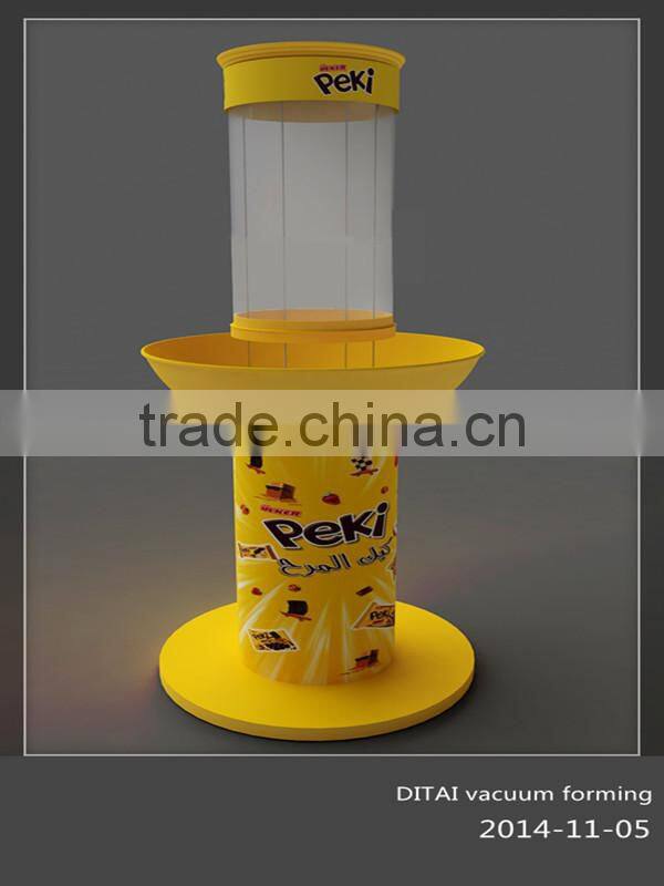 OEM design vacuum forming plastic display products