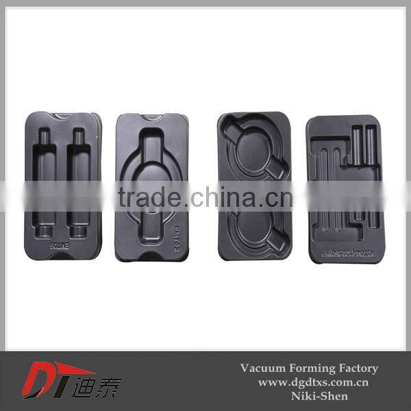 Rectangle ABS lining plastic tray of equipment box by vacuum forming