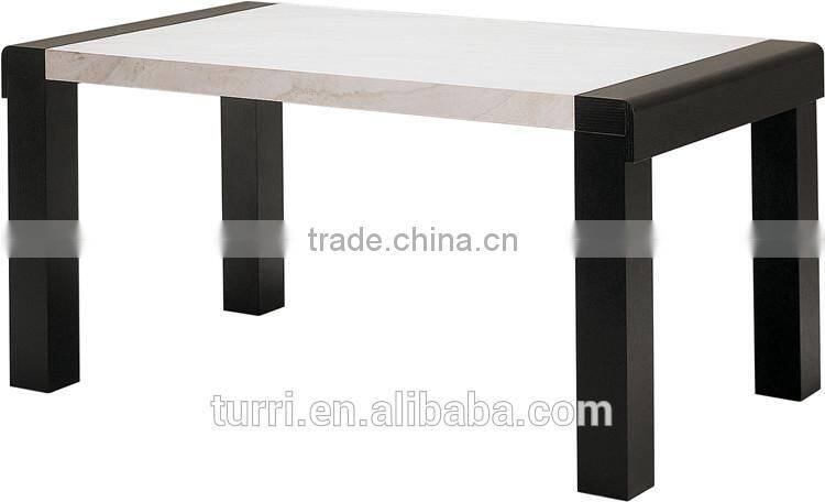 modern marble black oak base TV stand