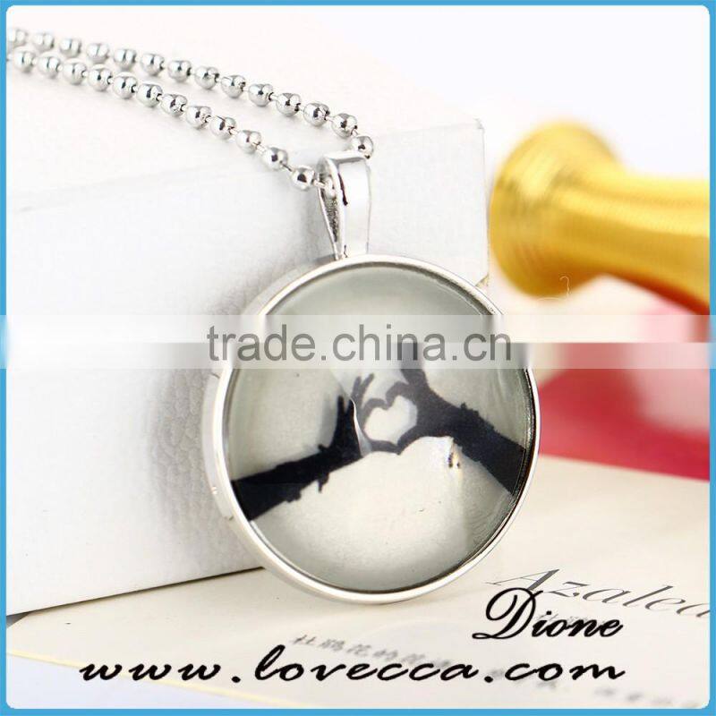 Christmas gift jewelry glow in dark luminous necklace for women