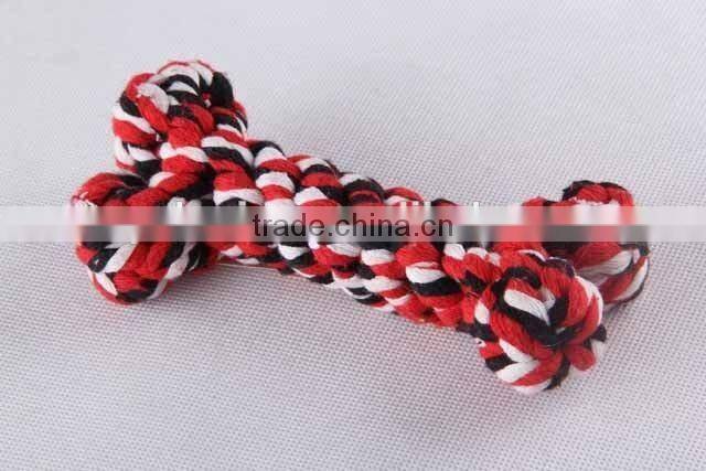 Three-colour Woven Bone/PET TOY