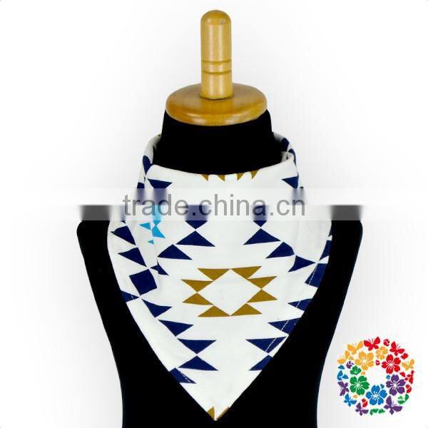Wholesale baby bib furit/animal printing soft 100% cotton bandana drool bibs