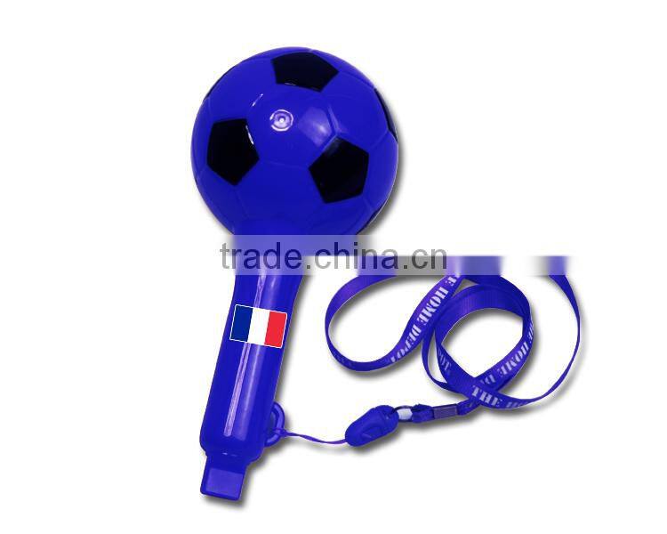 Wholesale beer bottle shaped soccer horn Plastic bottle horn