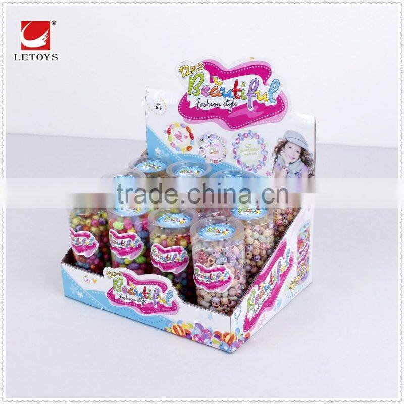 hot sale colorful educational plastic DIY beads toys