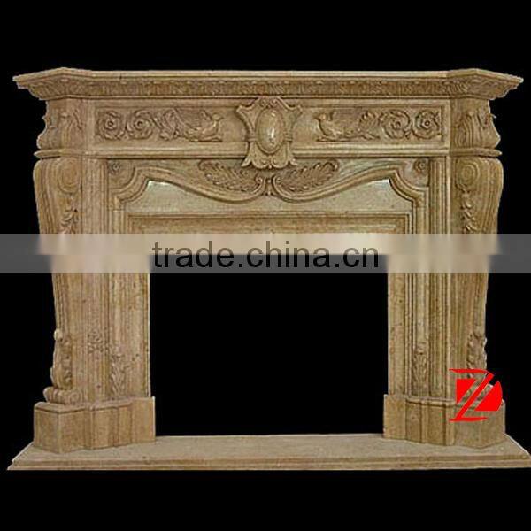 artificial marble fireplace surround