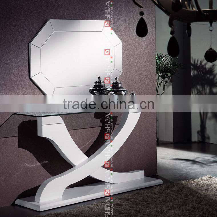 console table white / console table with mirror / cheap modern console tables E-128