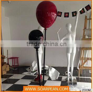 Customized Promotional Fiberglass Christmas Balloon Stand For Decoration