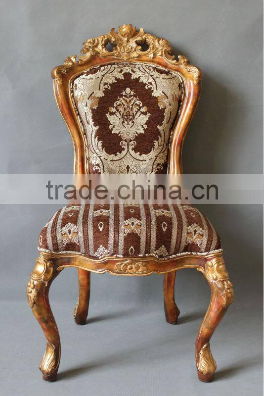 Antique Victorian living room fabric chair for home usage