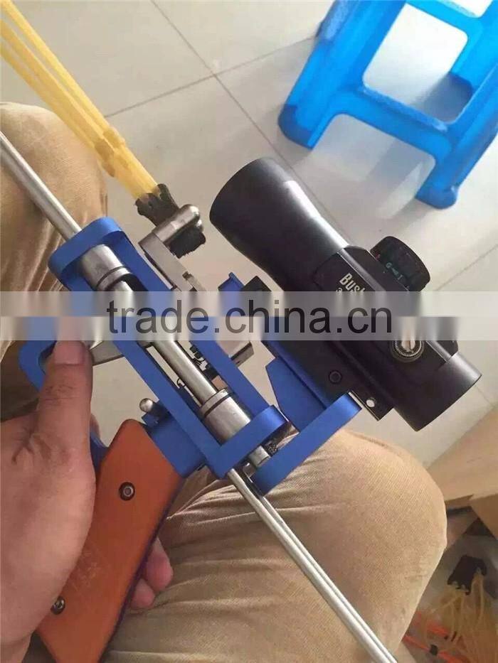 Proffesional Outdoor Hunting Slingshot Powerful Catapult Hunting Slingshot Arrow Gun