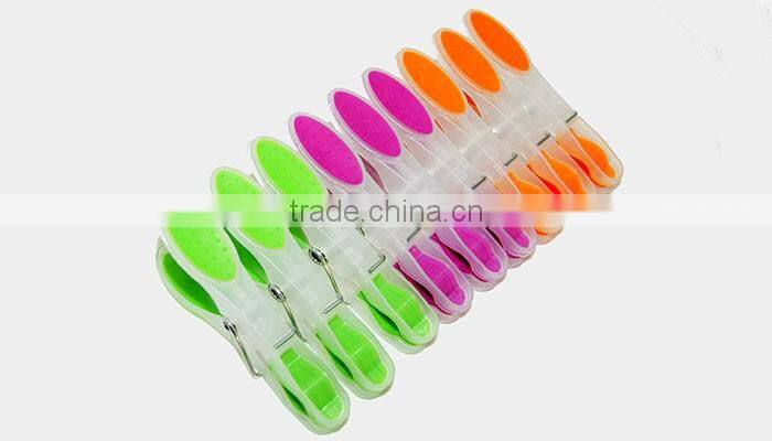 houseware TPR material soft grip craft clothes drying plastic clip