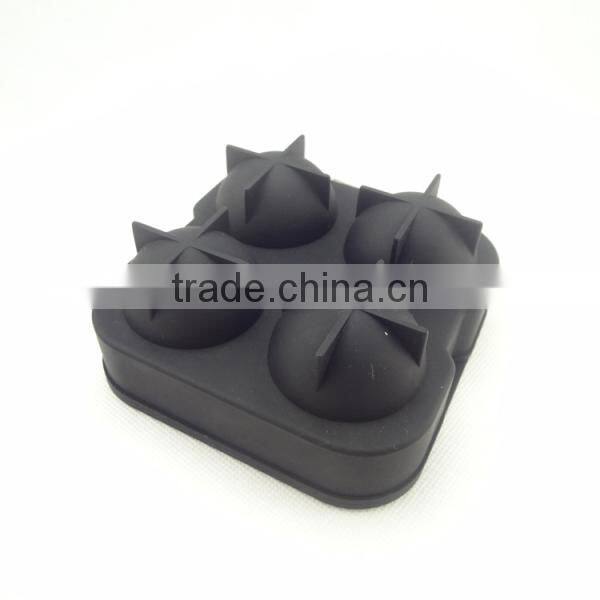 FDA novelty 4 holes ice ball molds