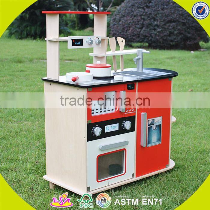 Wholesale top quality wooden kids kitchen toy wonderful wooden kids kitchen toy W10C049