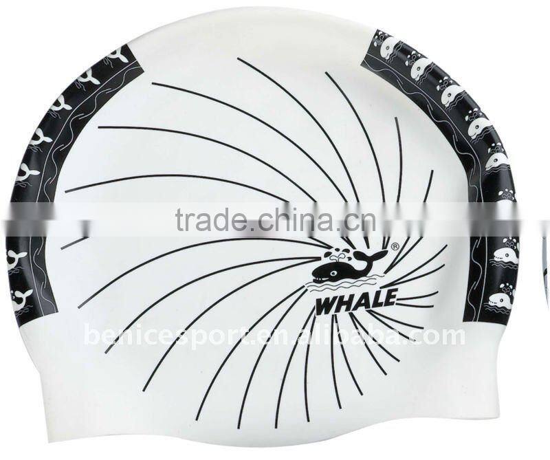 dome swim caps,dome swimming caps,2 layers coated swim cap
