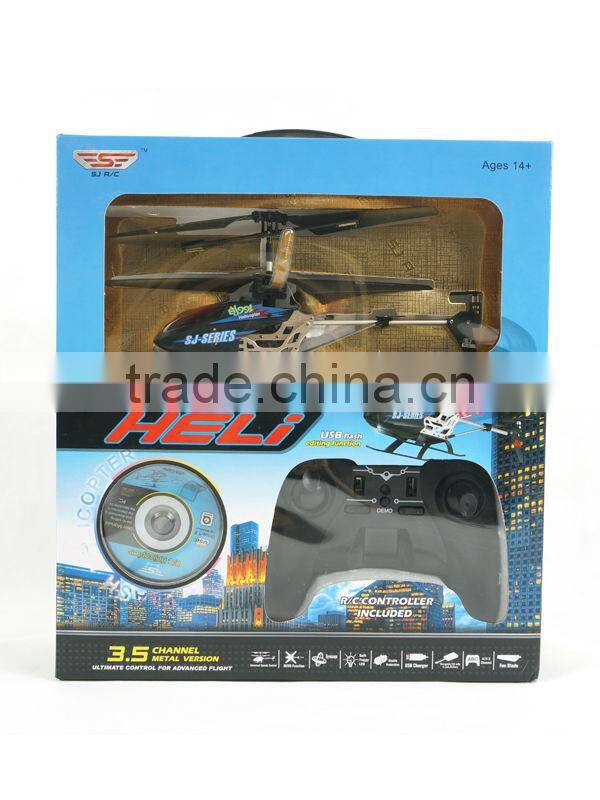 2.4G 3.5CH RC Alloy Helicopter With Gyro with flashing rc 3.5-channel metal series helicopter