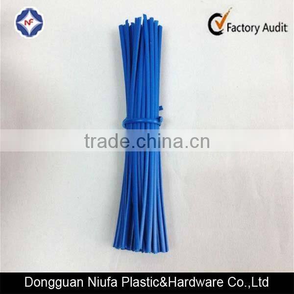 plastic twist tie with single metal wire for bread bags closuring