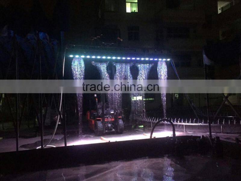 Indoor decoration removable portable fountain digital water curtain