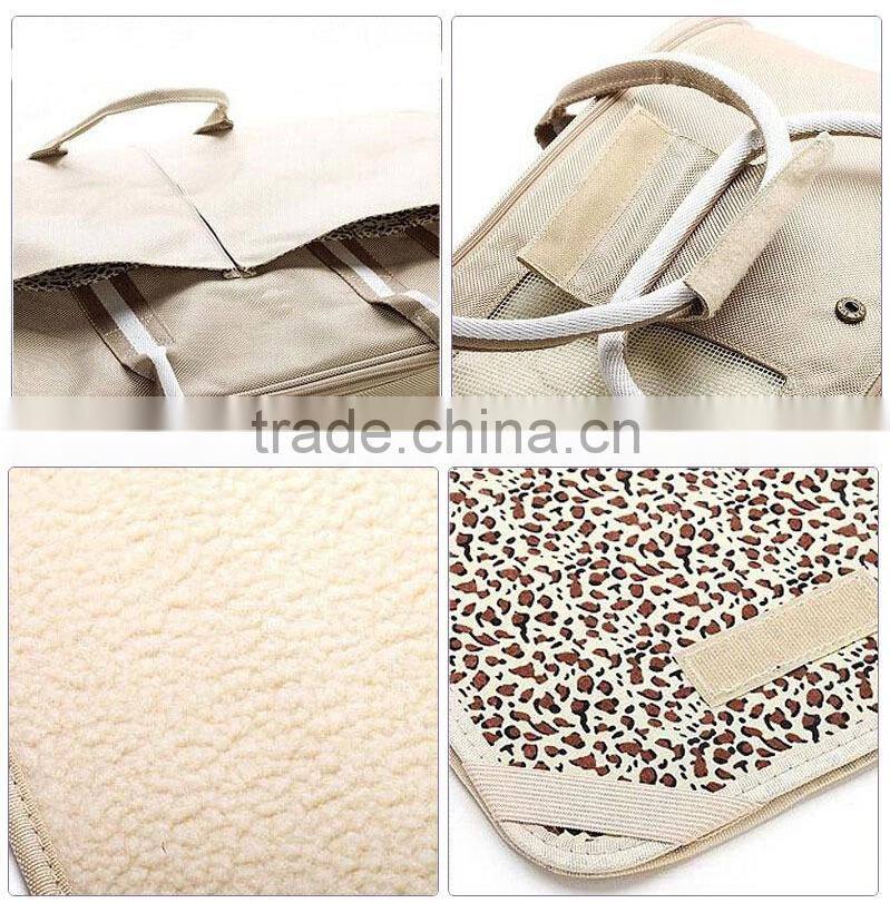 Strong polyester handle handle pet carrier 2015