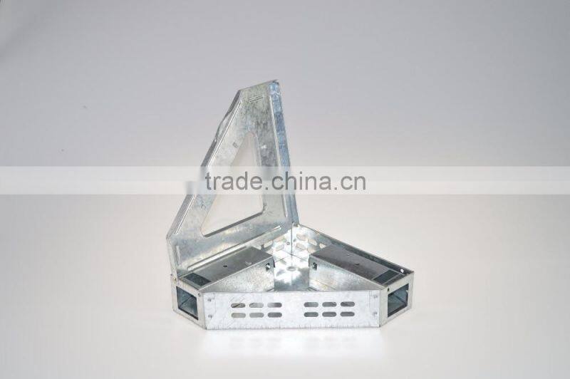 Metal steel triangle corner humane mouse trap SX-5016CL