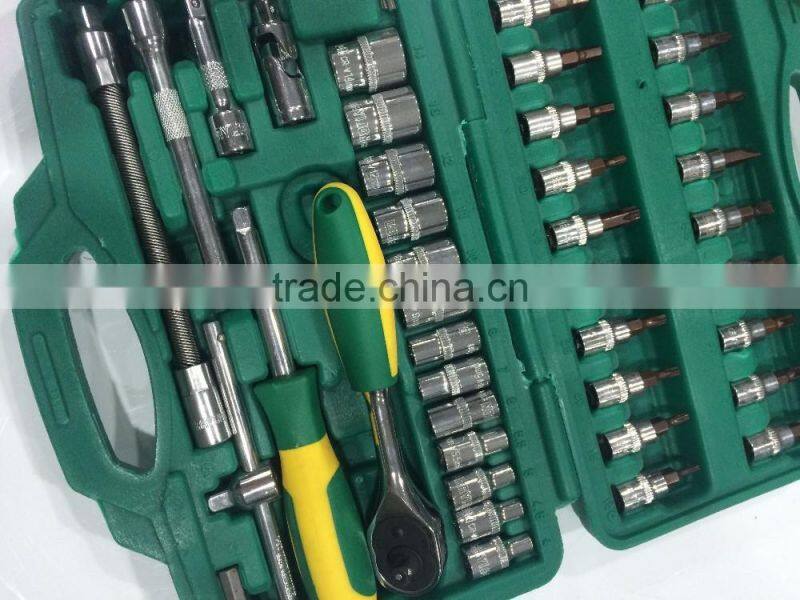 BERRYLION 46pcs auto repairing household tool kit socket set with high quality
