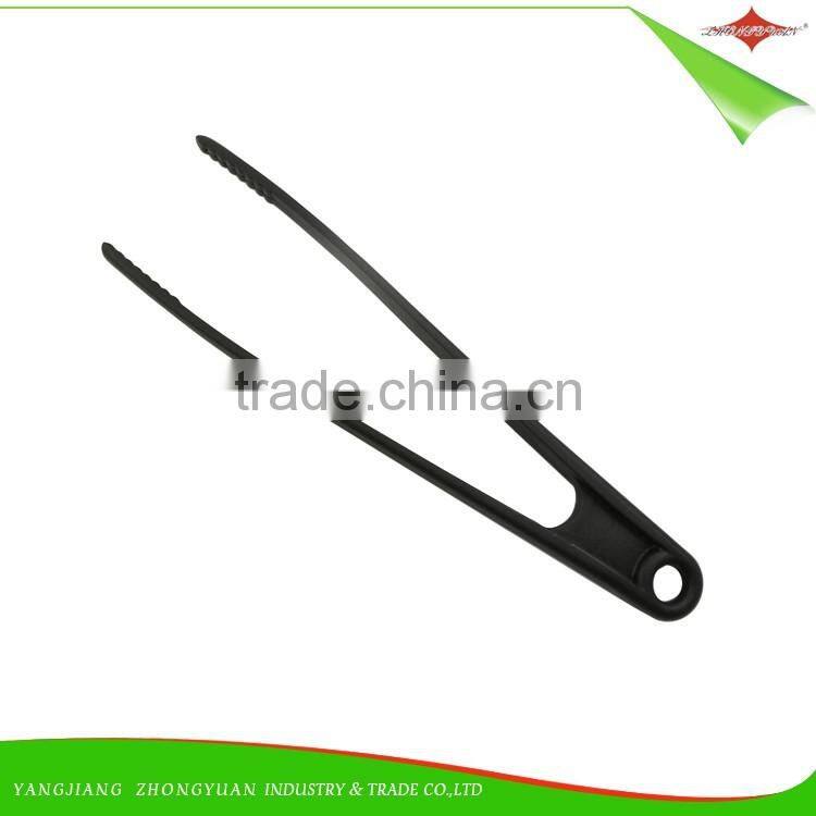 ZY-H3019 food grade Nylon tweezer food Service tong kitchen utensils BBQ tong