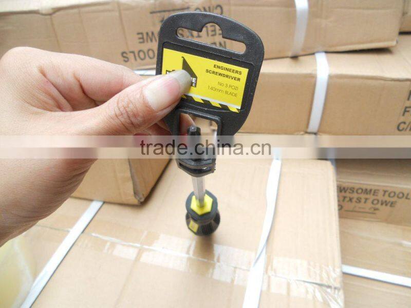 Slotted /Pozi Screwdriver With Soft Grip