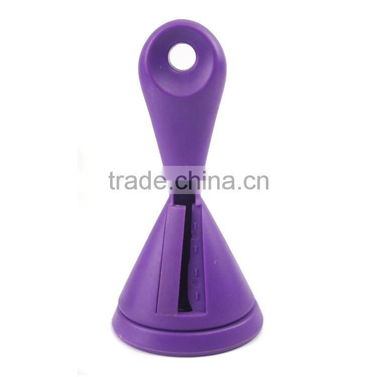 Fancy stainless steel vegetable peeler with plastic handle