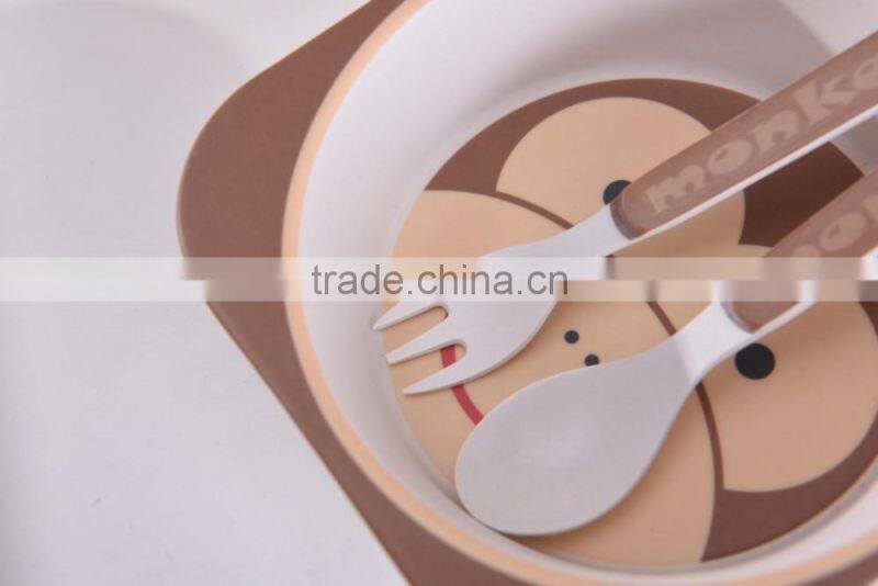 Tableware Sets Bamboo Fiber Eco Friendly Dinnerware Sets For Kids/Baby