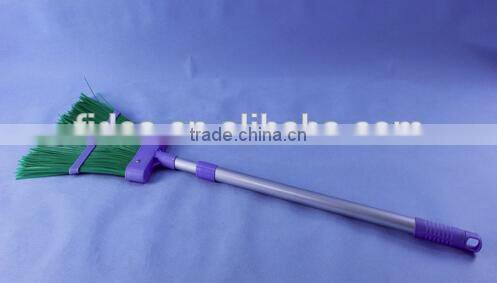Low Price Outdoor Plastic Garden Broom for cleanig fallen leaves