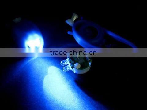 Blue Bicycle Headlight Silicone Bike Light For Safety Travel
