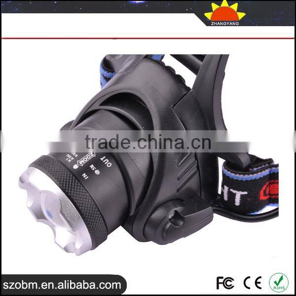 Wholesale RJ-2181A Zoom Bike Headlamp, Adjustable LED Bicycle Front Light,XM-L T6 Focus LED Headlamp