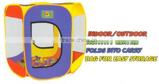 children tent with balls