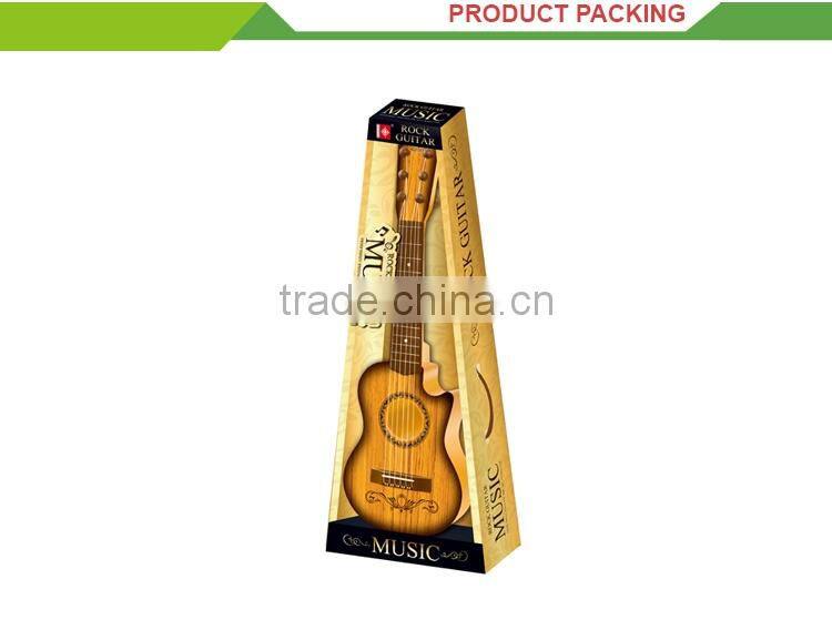 2016 new product plastic musical instrument toy child wooden guitar