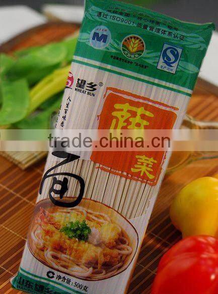 500g chinese vegetable noodles in plastic bag